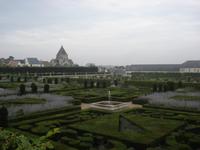 Villandry Garten und Kirche