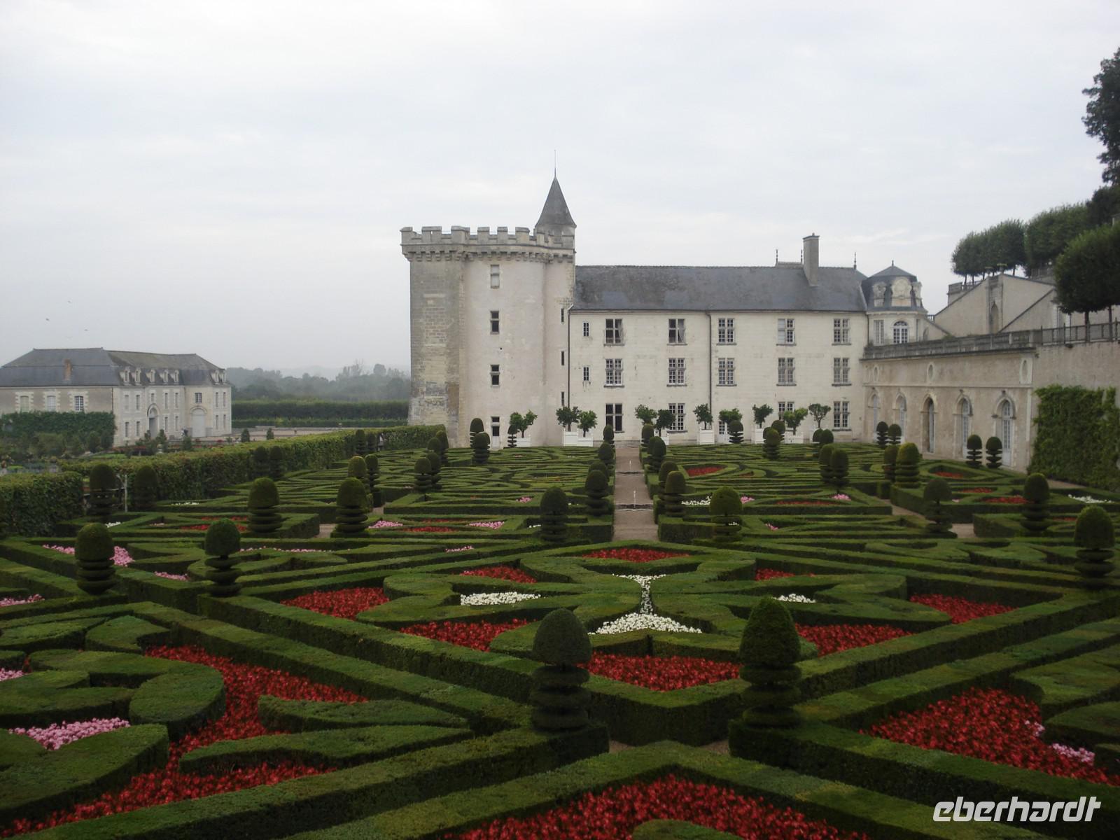 Villandry Schloss und Gaerten