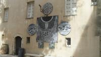im Innenhof des Museums Picasso in Vallauris