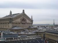 Blick auf Oper und Eiffelturm