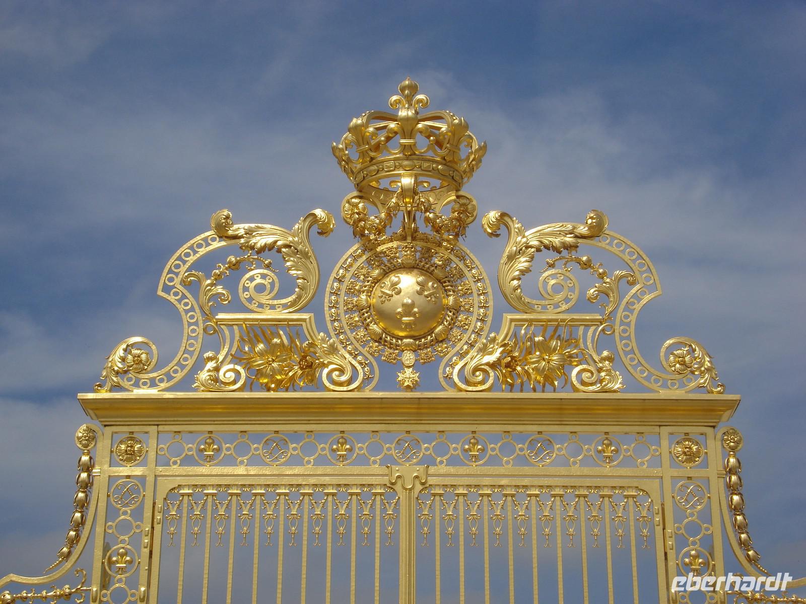 Versailles - goldenes Tor am Schlosseingang