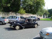 Parkplatz Azay-le-Rideau Citroen-Oldie
