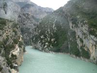 der Verdon in seiner Schlucht 