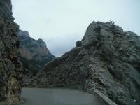 felsige Etappen entlang der Verdonschlucht 