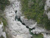 Blick von der Brücke auf den Verdon 
