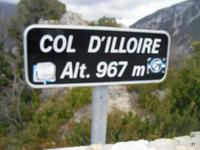 am Col d'illoire der Verdonschlucht 