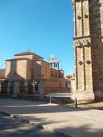 Vor der Astorga-Kathedrale