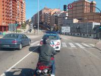 Auch in Zamora gab es Polizeieskorte zum Hotel!