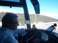 Chauffeur Dietmar Hammitzsch in den Pyrenäen