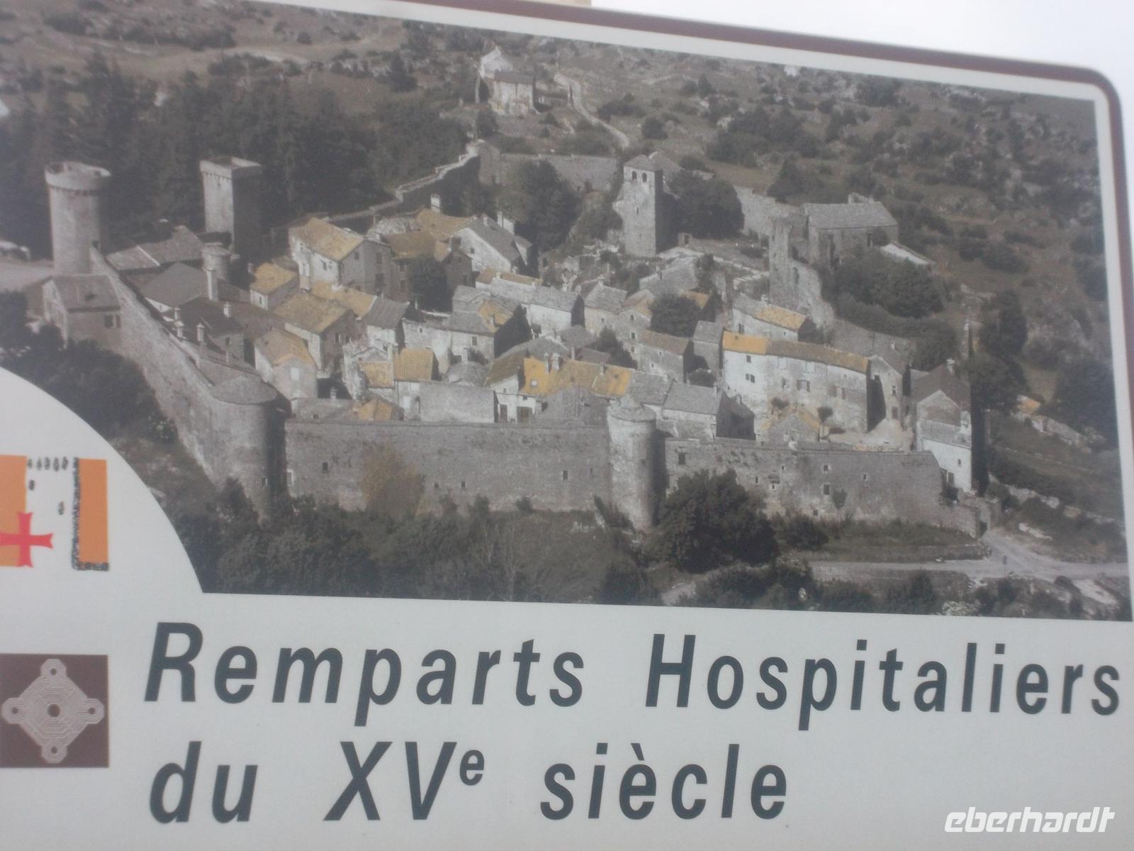 Blick auf La Couvertoirade