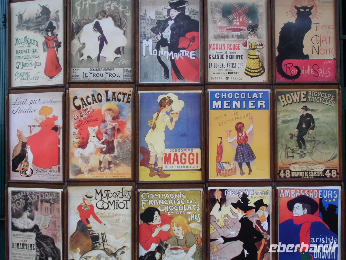 Schilder aus der Belle Epoque