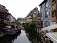 Colmar, Petite Venice, Restaurants am Ufer der Lauch