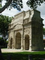 Triumpfbogen in Orange