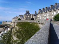 Saint Malo - auf der Stadtmauer