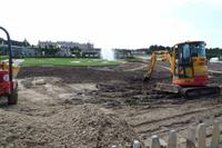 Versailles- Bauarbeiten am Latona-Becken
