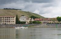 Blick auf die Weinberge von Tain l'Hermitage