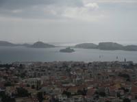 Blick auf Marseille und die vorgelagerten Inseln