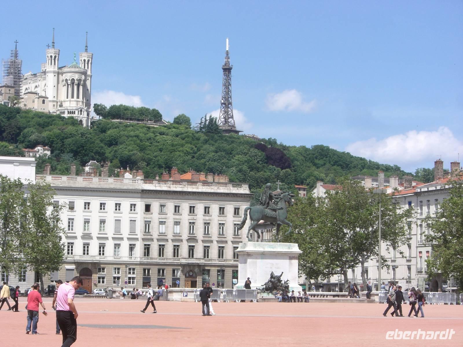 Lyon, place Belcour, Fourvière-Hügel