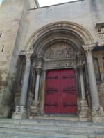 St.Gilles Kirche auf Jakobsweg in Camargue 