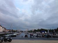 Der Hafen von Vannes am Abend