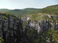 am Balcon de La Mescla in der Verdonschlucht 