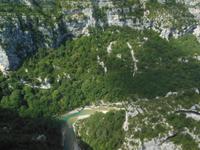 am Balcon de La Mescla in der Verdonschlucht 