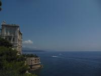 Blick aufs Meer von Monaco aus 