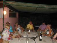 gemütlicher Sommerabend im Albatros Hotel 