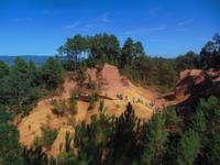 in den Ockerbergen von Roussillon 