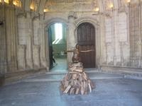 Scheiterhaufen im Papstpalast Avignon 