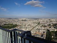 Blick vom Hochhaus von Montparnasse auf Paris