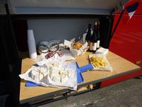 Französisches Picknick auf der Heimreise