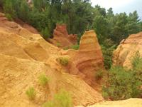 die Ockerfelsen von Rousillon