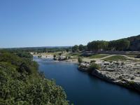 an der Pont du Gard