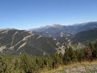 Blick vom Coll de la Botella