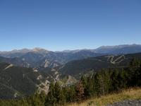 Blick vom Coll de la Botella