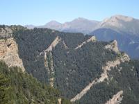 Blick vom Coll de la Botella