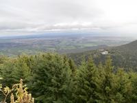 Kloster Mont Sainte Odile-Blick in Elsässische Ebene