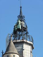  Uhr mit dem Jacquemart (Glockenschläger), die Philipp der Kühne 1382 aus Courtrai in Belgien als Siegestrophäe mitbrachte