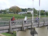 Weiterfahrt vom  Château de Saumur 
