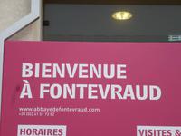 Ankunft in  Fontevraud-l'Abbaye