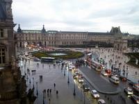 Blick aus dem Louvre, Paris