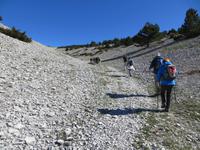 Wanderbeginn auf den Mont Ventoux