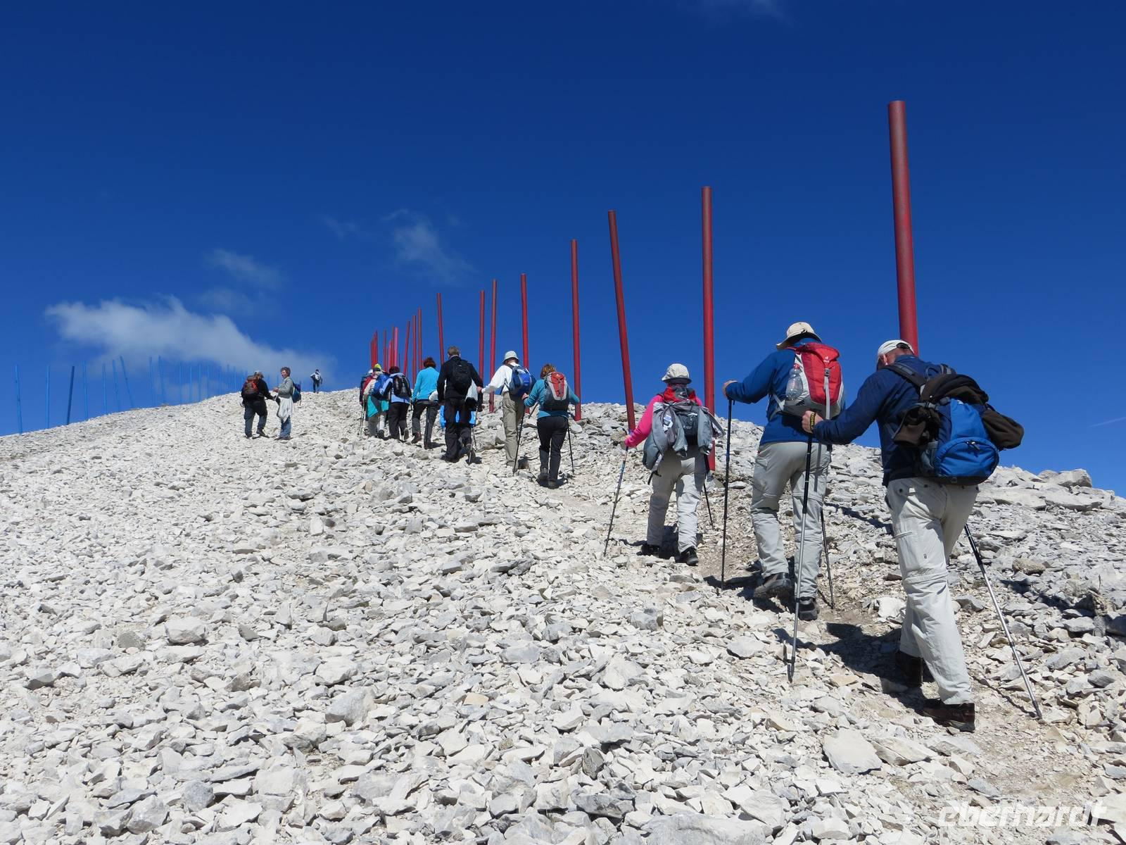Wandern auf den Mont Ventoux