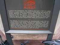 Erläuterungen am Maison Pfister