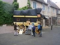Riquewihr, Postkutsche am Postmuseum