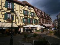 Blick auf einen Gebäudekomplex von Ribeauville