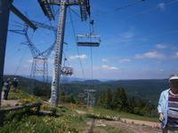 Sessellift zur Beförderung der Radfahrer