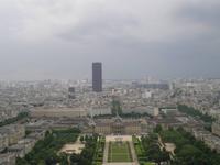 Blick vom Eiffelturm auf den Montparnass