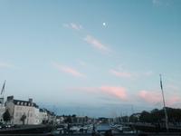 Vannes-Der Hafen am Abend